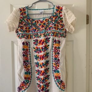 COPY - embroidered floral dress